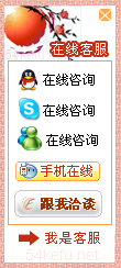 208-QQ、msn、贸易通、skype在线客服代码